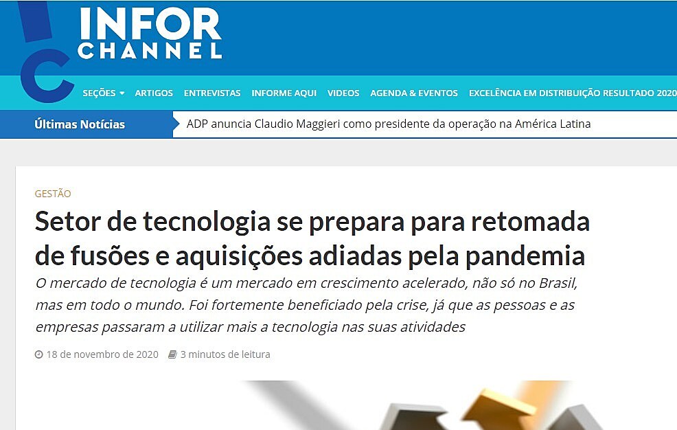 Setor de tecnologia se prepara para retomada de fuses e aquisies adiadas pela pandemia